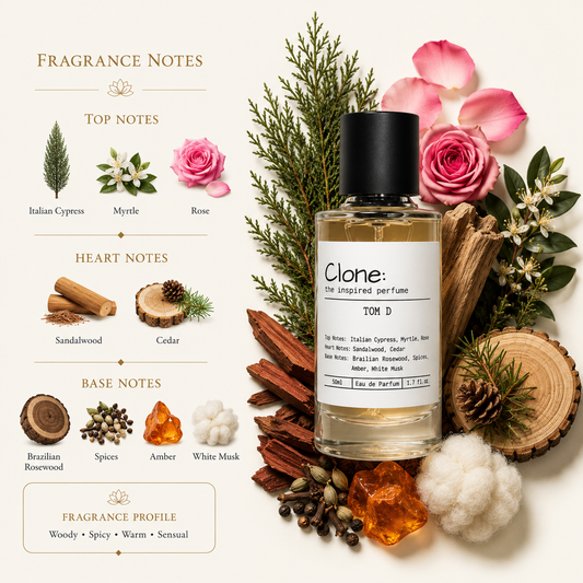 Tom D - Woody & Sandalwood EDP inspired by Tam Dao | Unisex