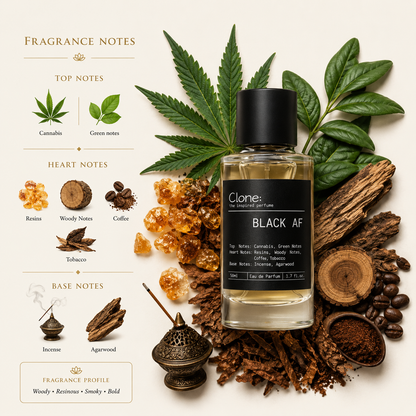Black AF - Woody Aromatic EDP inspired by Black Afgano | Men