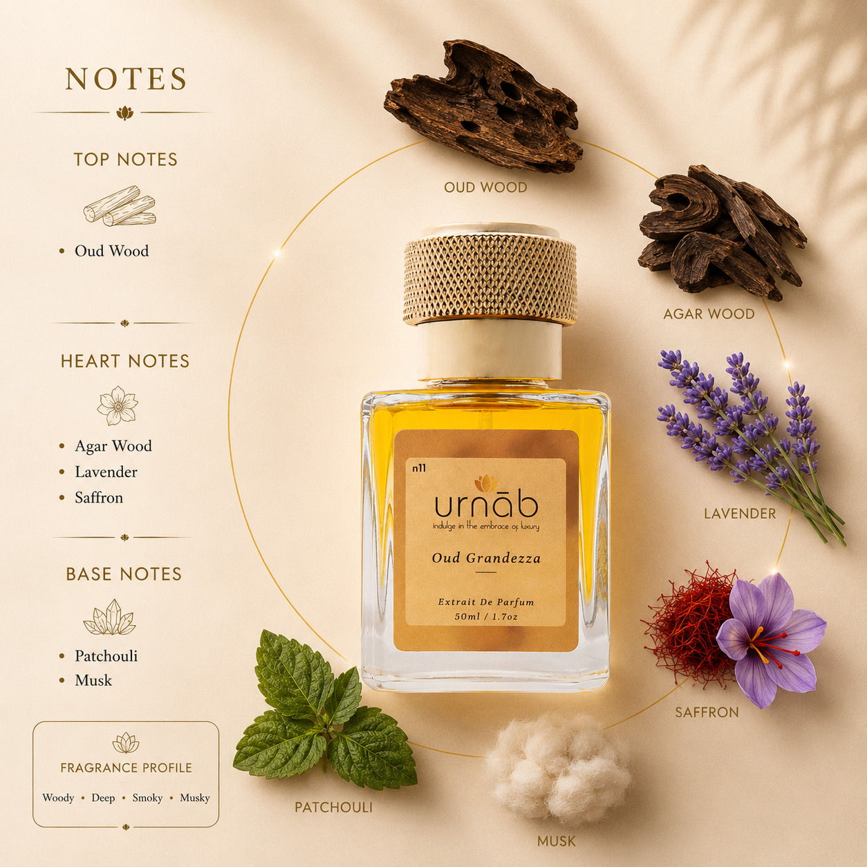 Oud Grandezza (n11) Extrait de Parfum